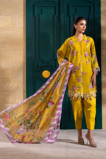 Sana Safinaz | Muzlin Spring 25 | M251-013B-3CL - House Of Hania