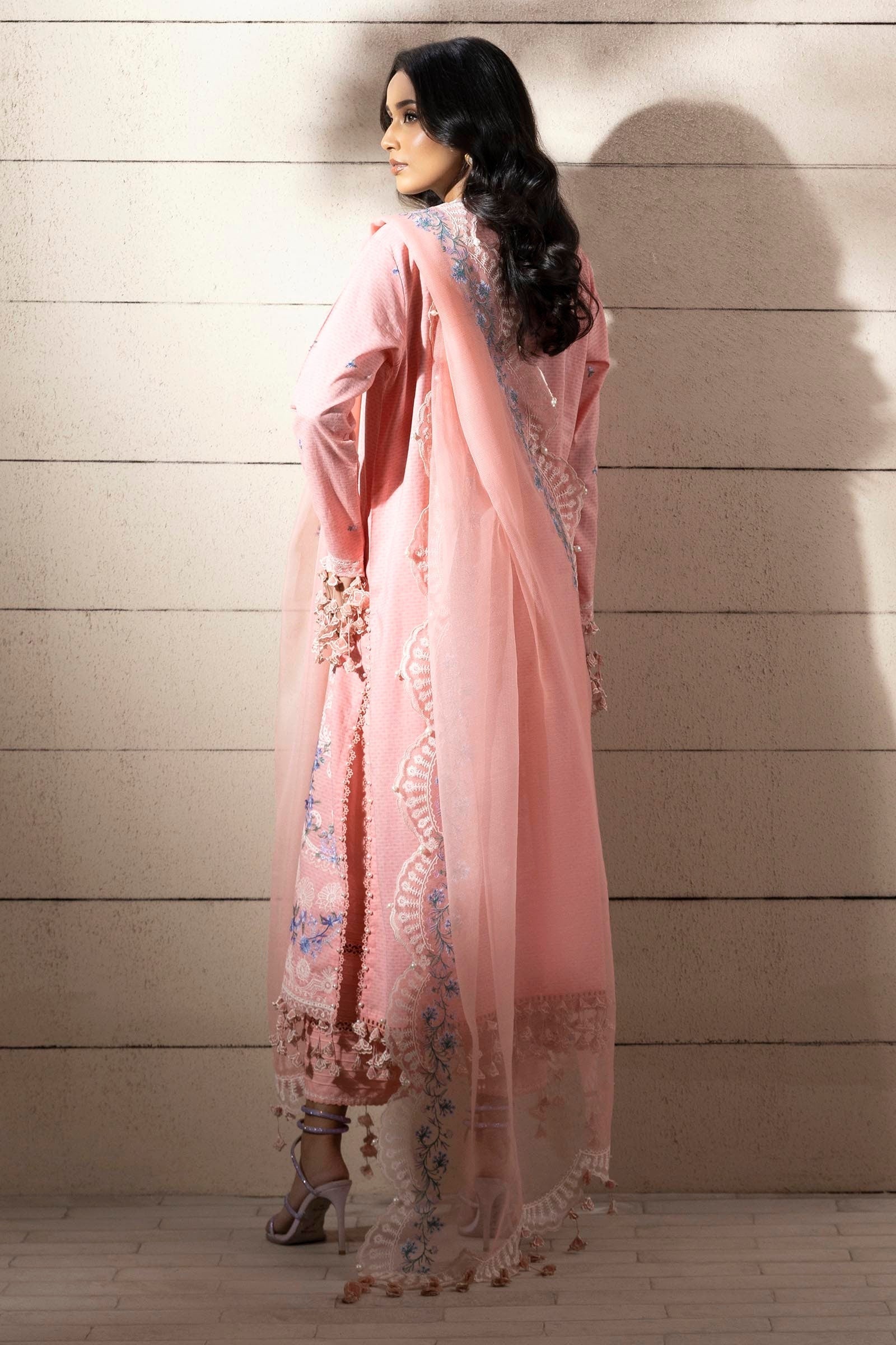 Sana Safinaz | Muzlin Spring 25 | M251-014B-3CT - House Of Hania
