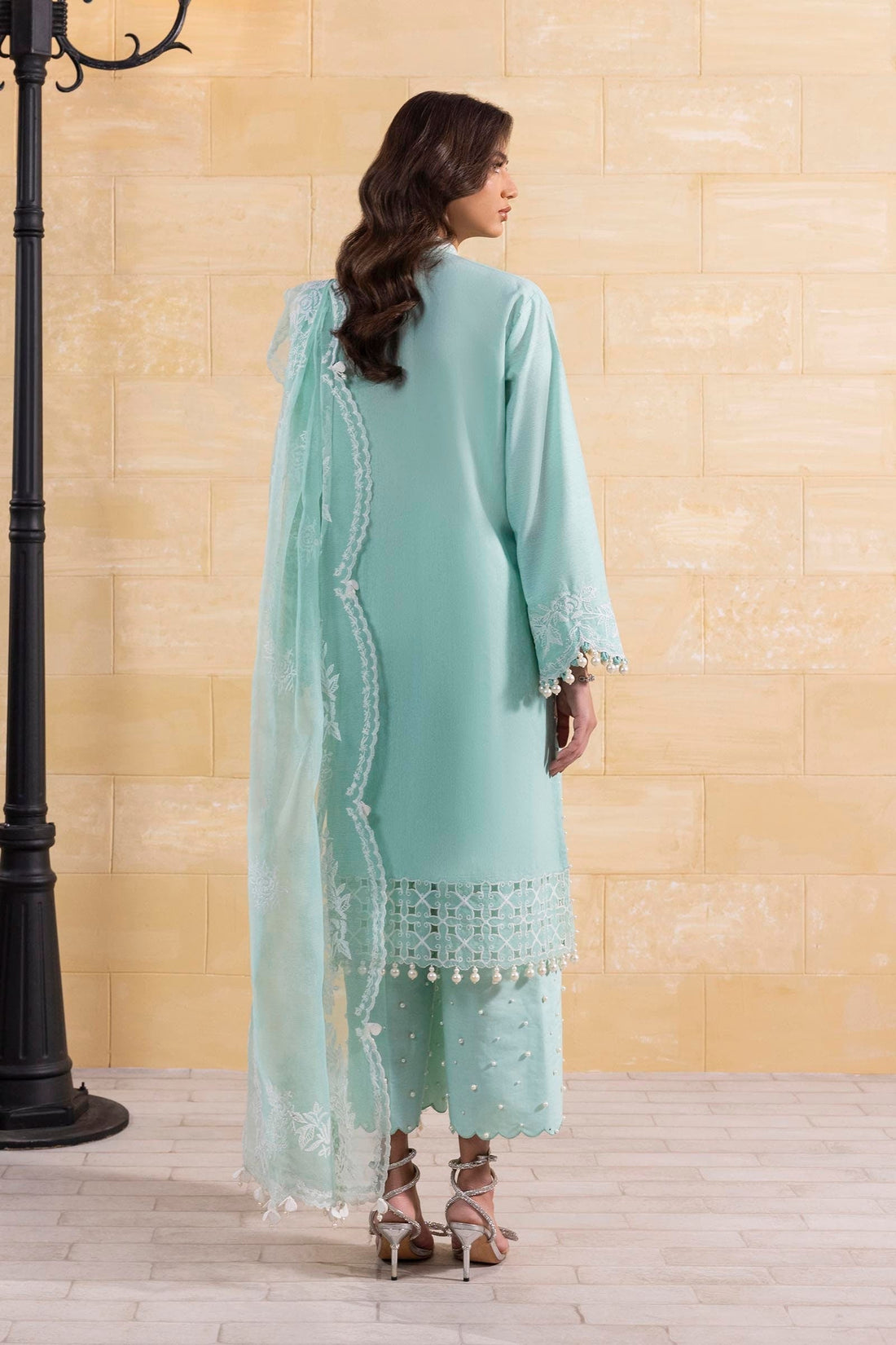 Sana Safinaz | Muzlin Spring 25 | M251-015B-3CT - House Of Hania