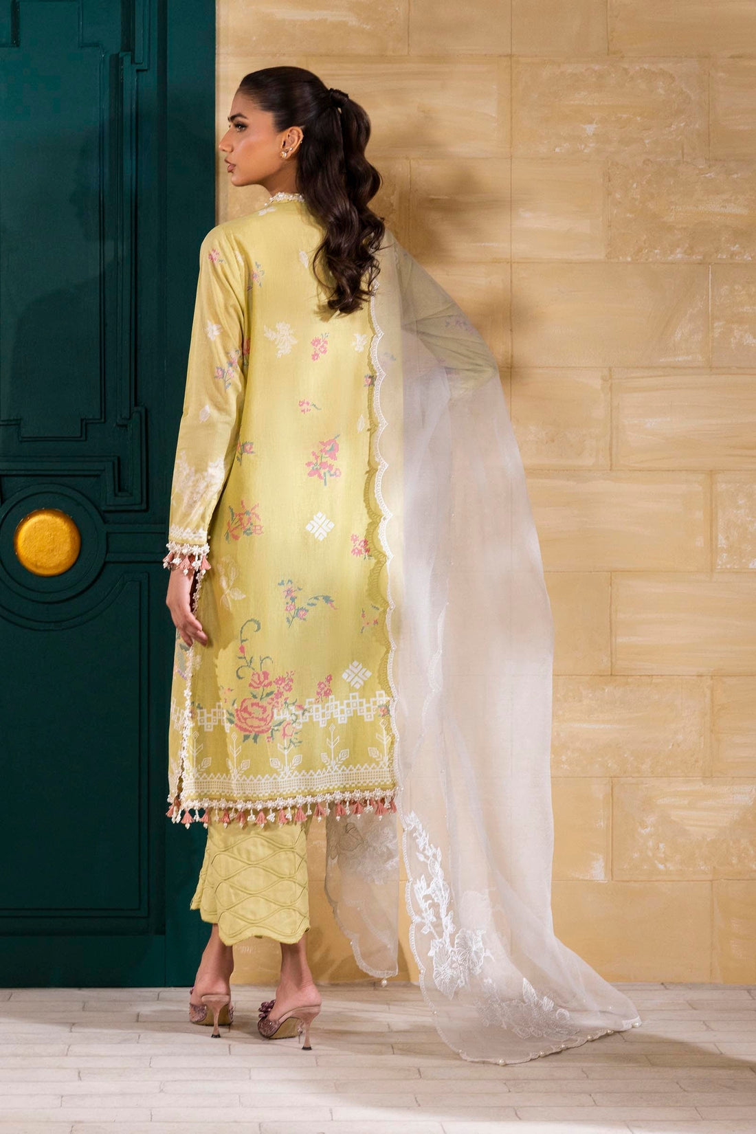 Sana Safinaz | Muzlin Spring 25 | M251-016B-3CT - House Of Hania