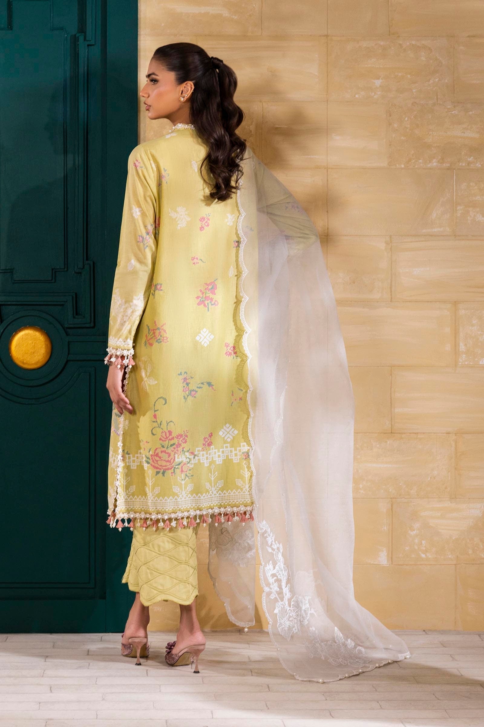 Sana Safinaz | Muzlin Spring 25 | M251-016B-3CT - House Of Hania