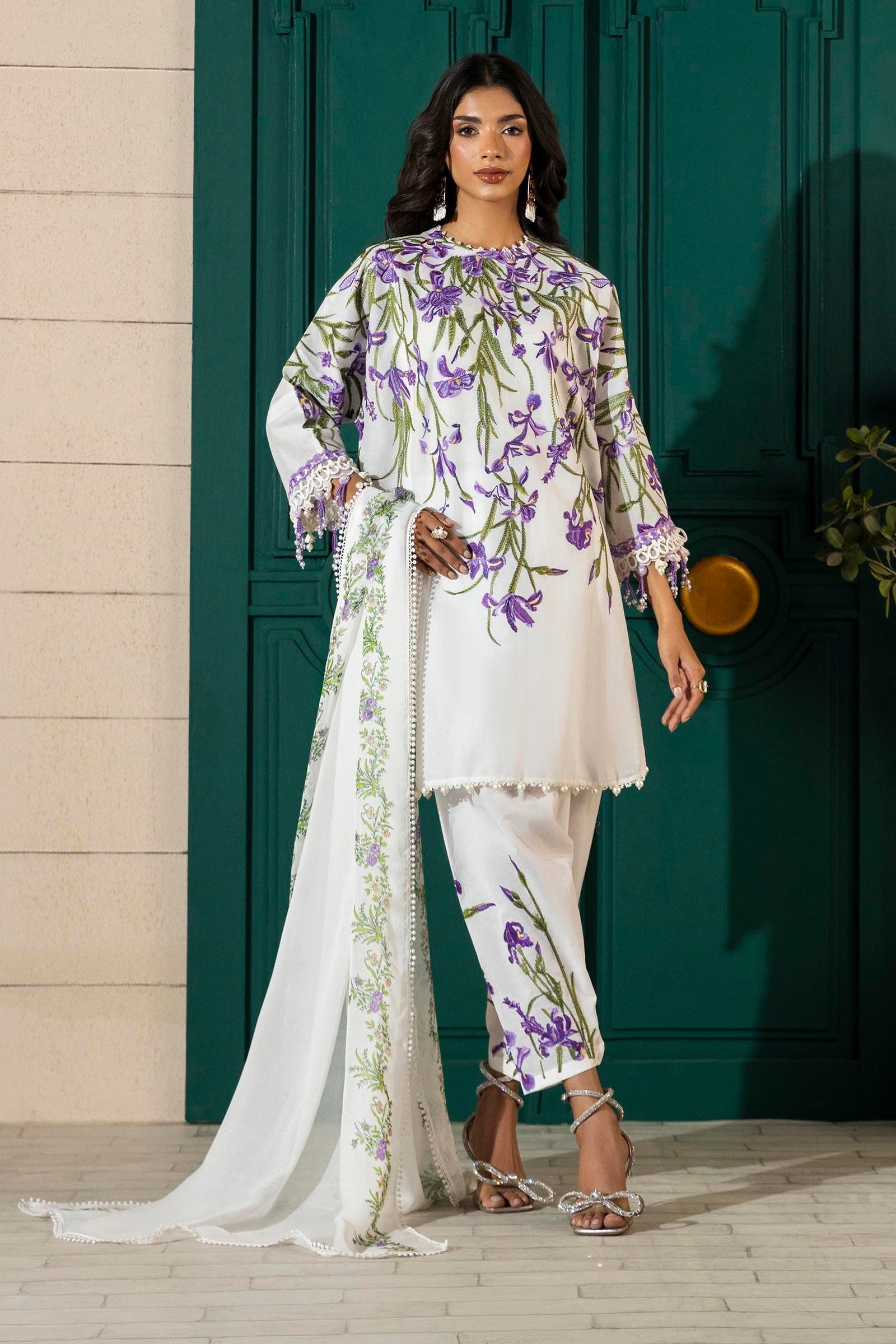 Sana Safinaz | Muzlin Spring 25 | M251-017A-3CJ - House Of Hania