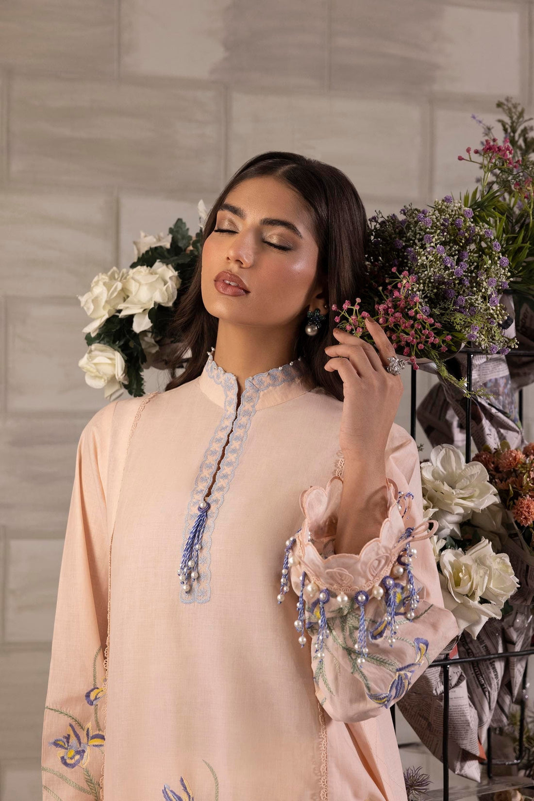 Sana Safinaz | Muzlin Spring 25 | M251-017B-3CJ - House Of Hania