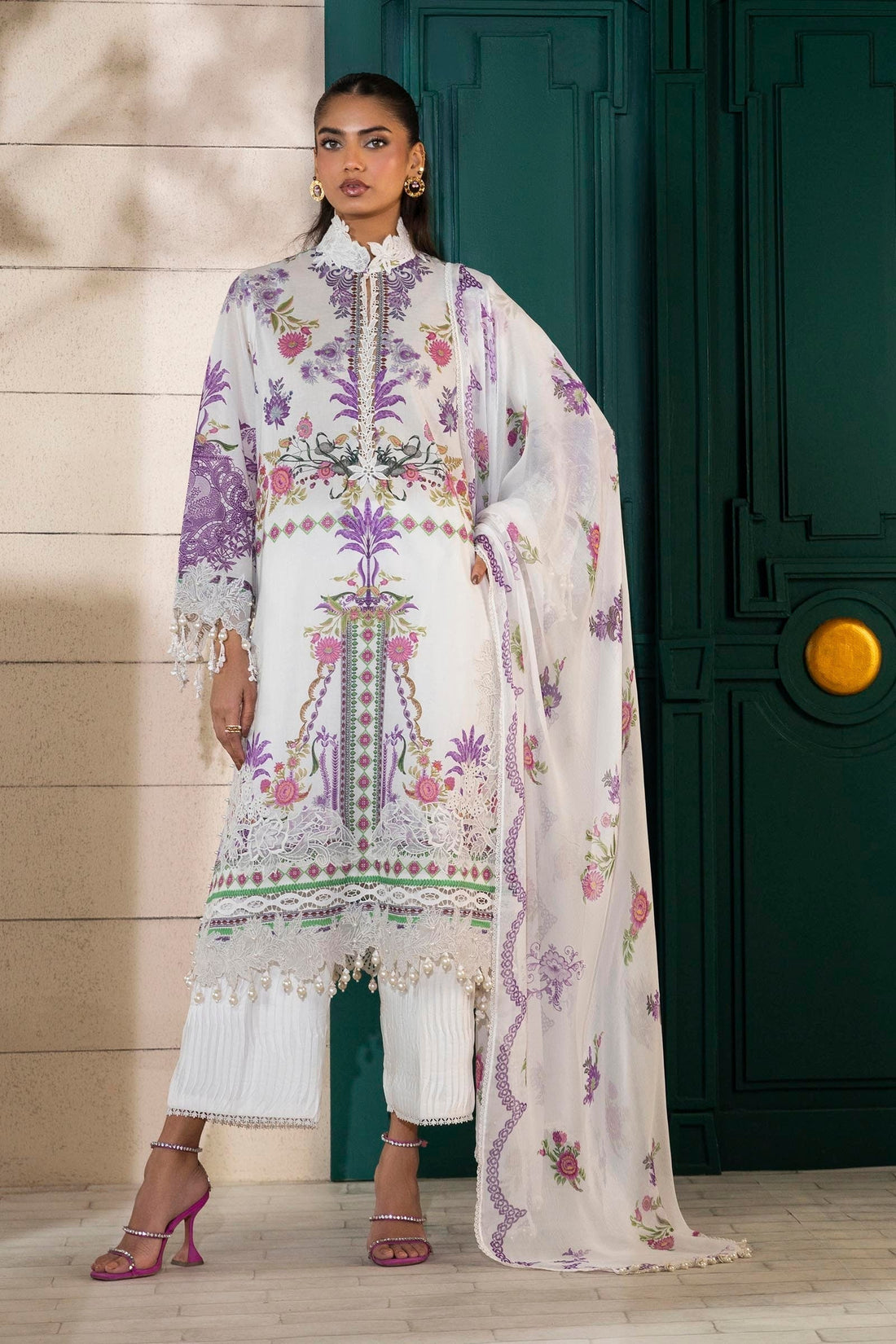Sana Safinaz | Muzlin Spring 25 | M251-019A-3CS - House Of Hania