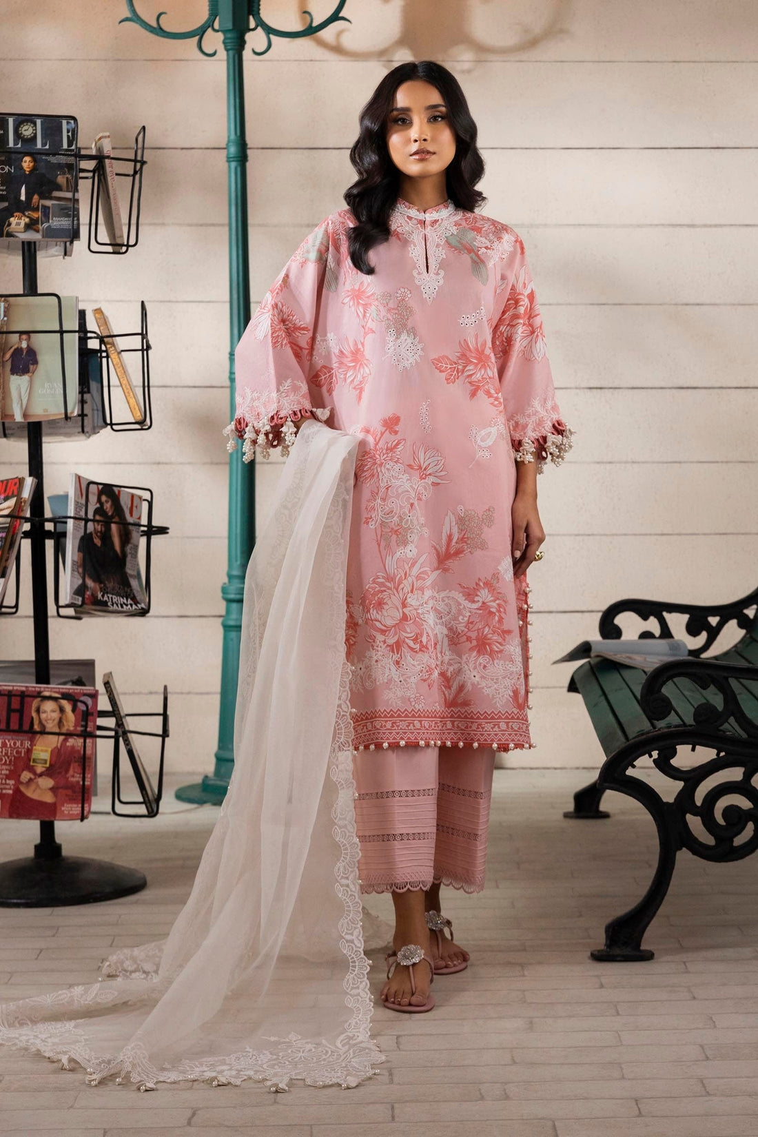 Sana Safinaz | Muzlin Spring 25 | M251-020A-3CS - House Of Hania