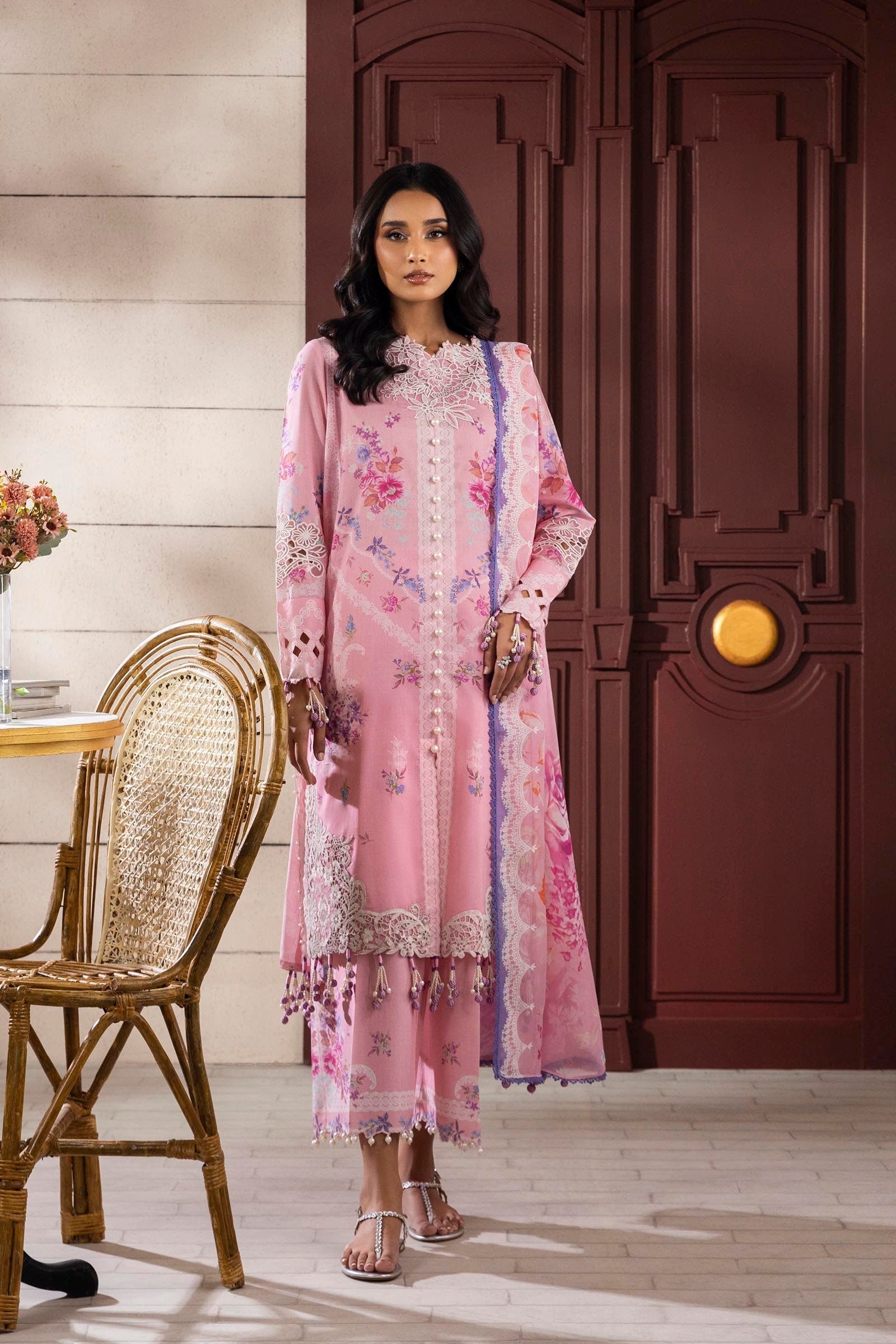 Sana Safinaz | Muzlin Spring 25 | M251-021A-3CI - House Of Hania