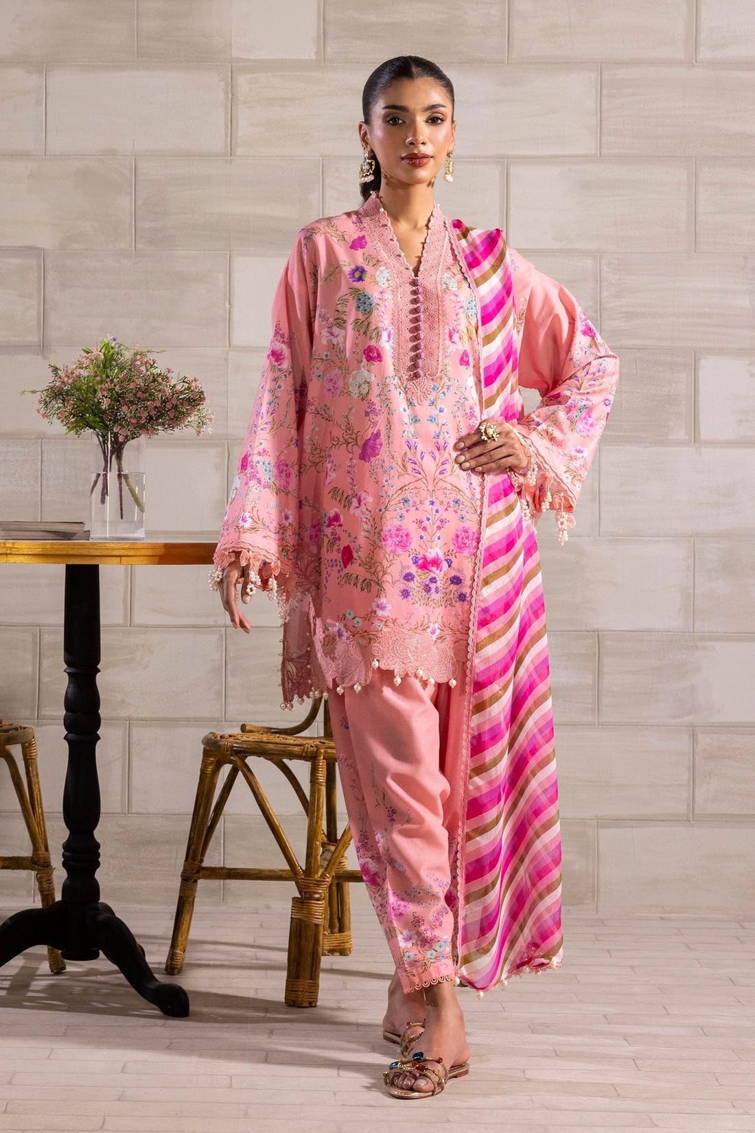 Sana Safinaz | Muzlin Spring 25 | M251-024B-3CI - House Of Hania