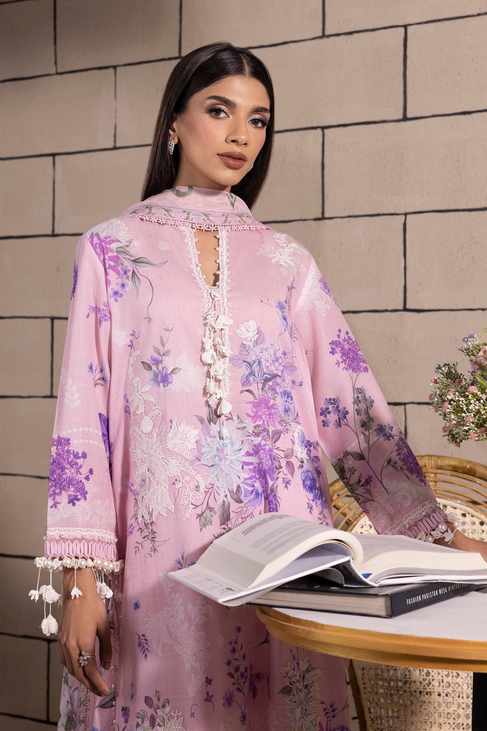 Sana Safinaz | Muzlin Spring 25 | M251-025A-3CJ - House Of Hania