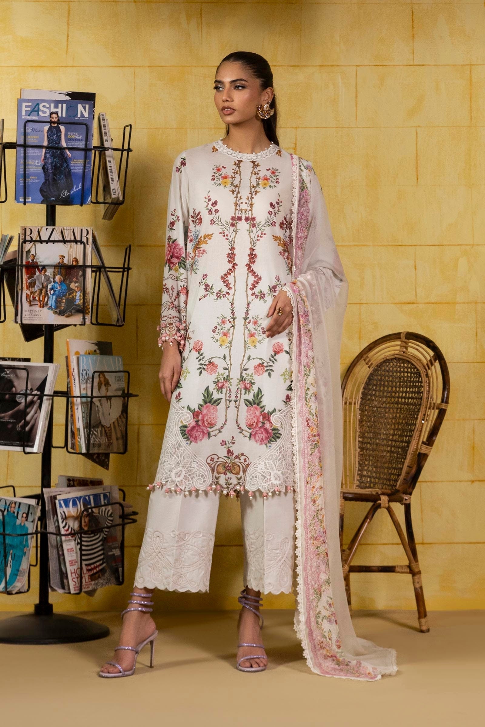 Sana Safinaz | Muzlin Spring 25 | M251-026A-3CI - House Of Hania