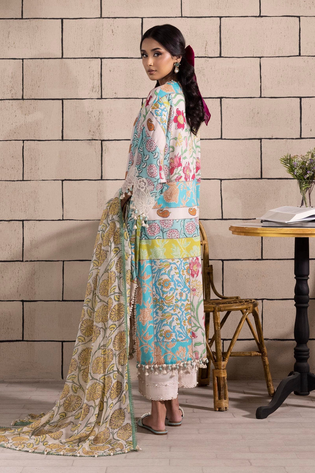 Sana Safinaz | Muzlin Spring 25 | M251-027B-3CI - House Of Hania