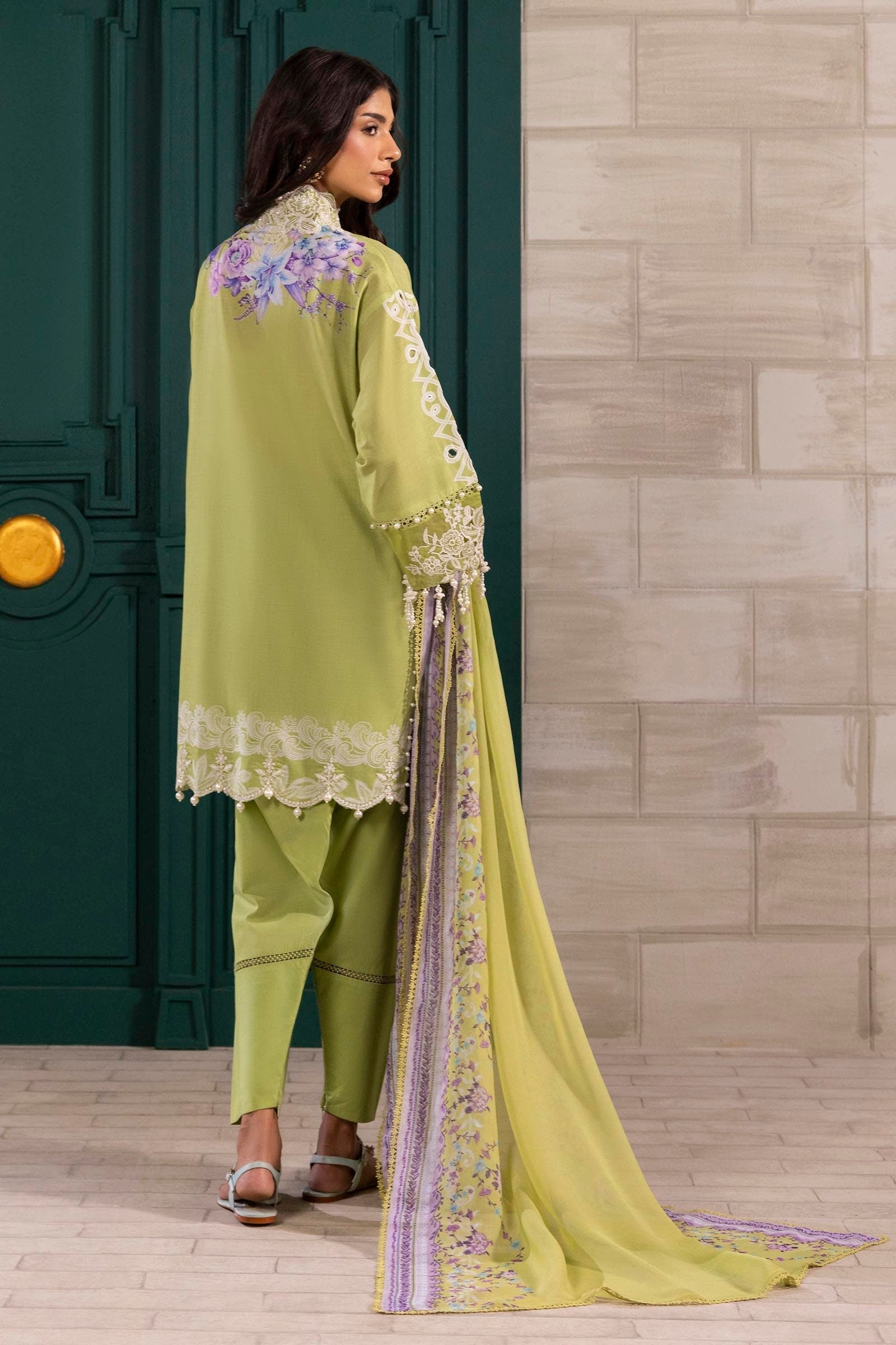 Sana Safinaz | Muzlin Spring 25 | M251-029B-3CI - House Of Hania