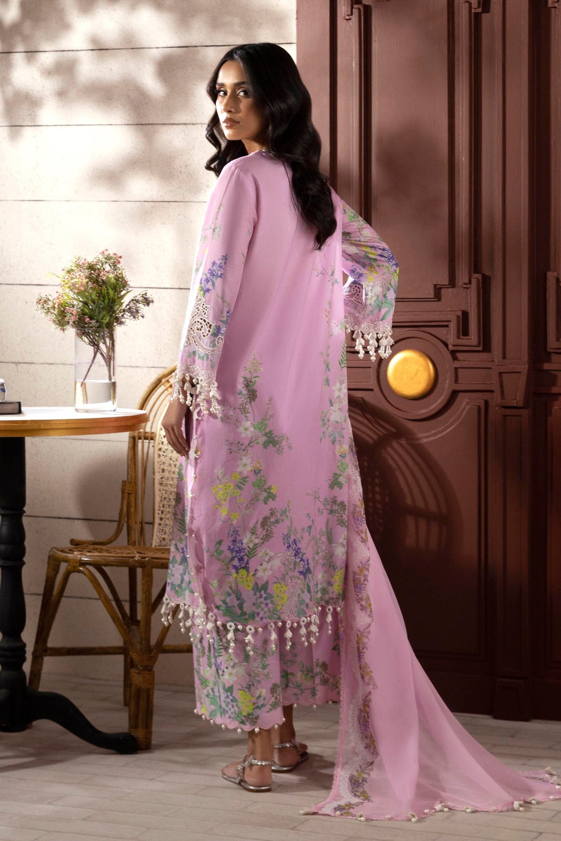 Sana Safinaz | Muzlin Spring 25 | M251-030B-3CI - House Of Hania