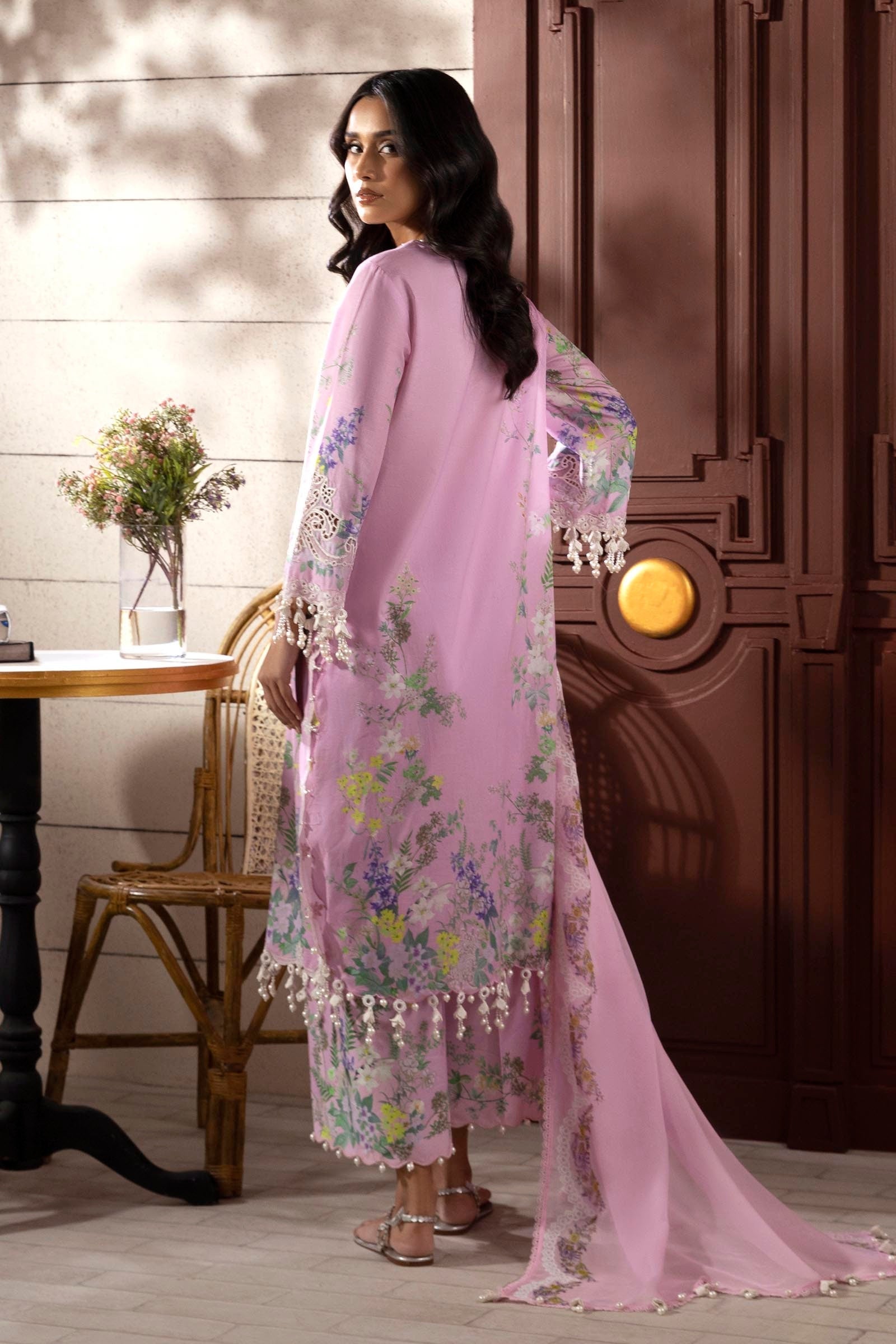 Sana Safinaz | Muzlin Spring 25 | M251-030B-3CI - House Of Hania