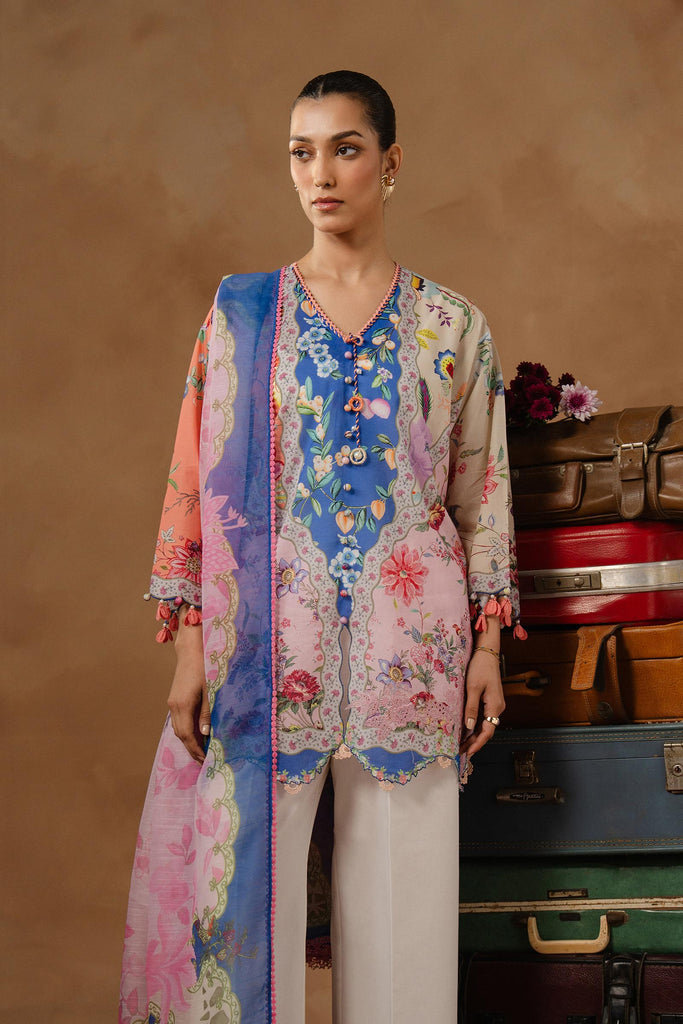 Sana Safinaz | Muzlin Spring 26 | M261-013B-CU - House Of Hania