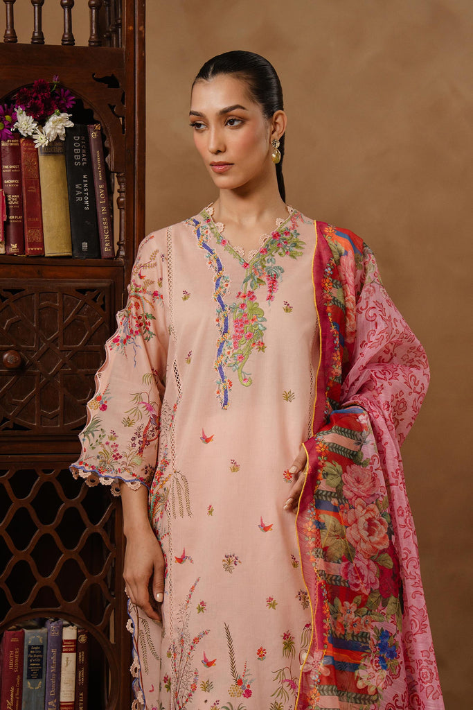 Sana Safinaz | Muzlin Spring 26 | M261-015B-CU - House Of Hania