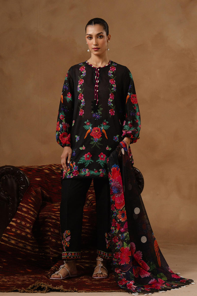 Sana Safinaz | Muzlin Spring 26 | M261-016B-CU - House Of Hania