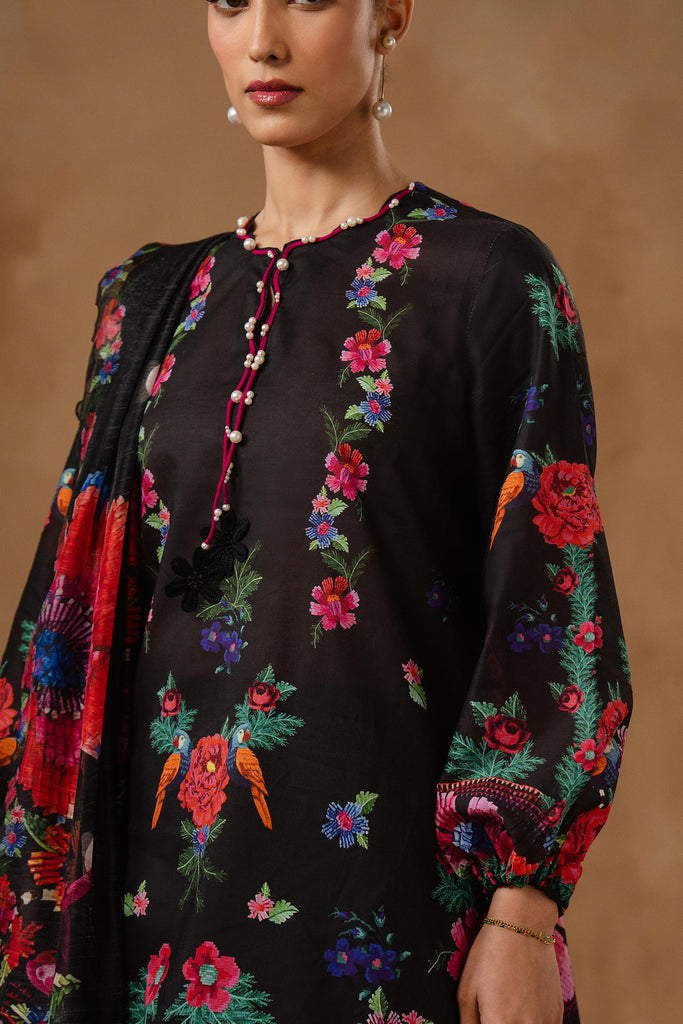 Sana Safinaz | Muzlin Spring 26 | M261-016B-CU - House Of Hania
