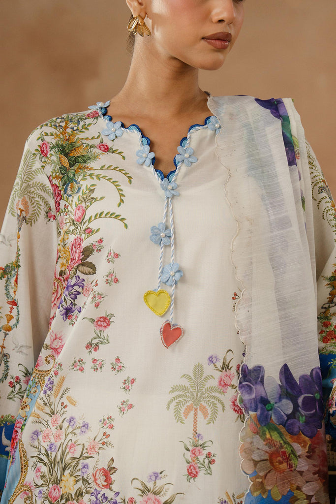 Sana Safinaz | Muzlin Spring 26 | M261-017A-AU - House Of Hania