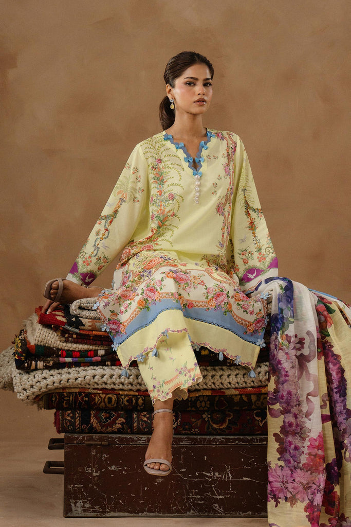 Sana Safinaz | Muzlin Spring 26 | M261-017B-AU - House Of Hania