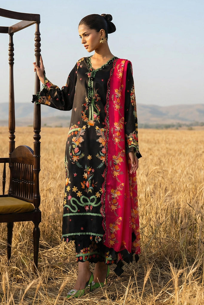 Sana Safinaz | Muzlin Spring 26 | M261-018B-CI - House Of Hania