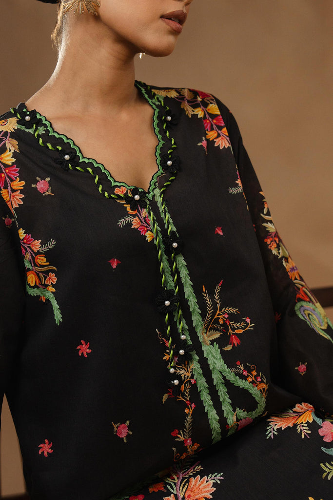 Sana Safinaz | Muzlin Spring 26 | M261-018B-CI - House Of Hania