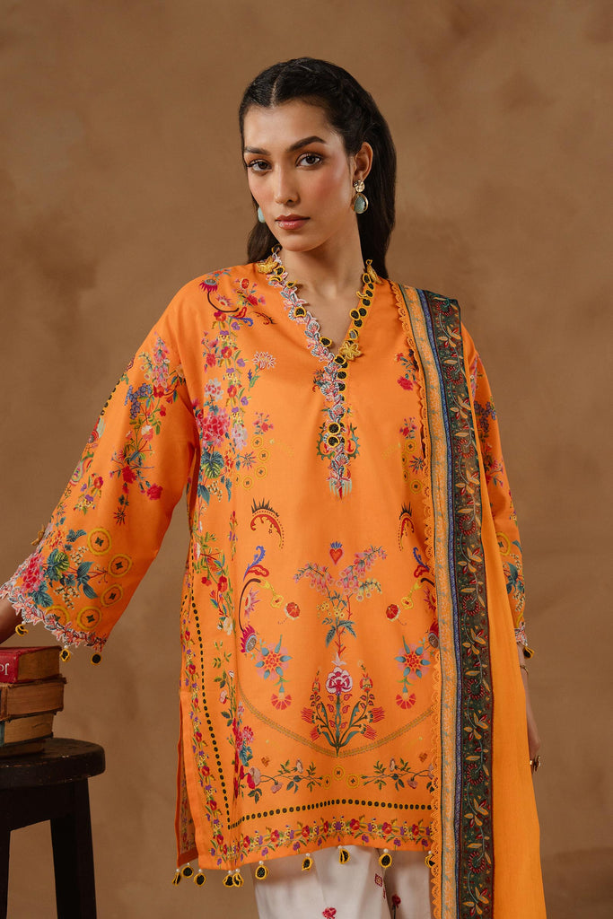 Sana Safinaz | Muzlin Spring 26 | M261-019B-CI - House Of Hania