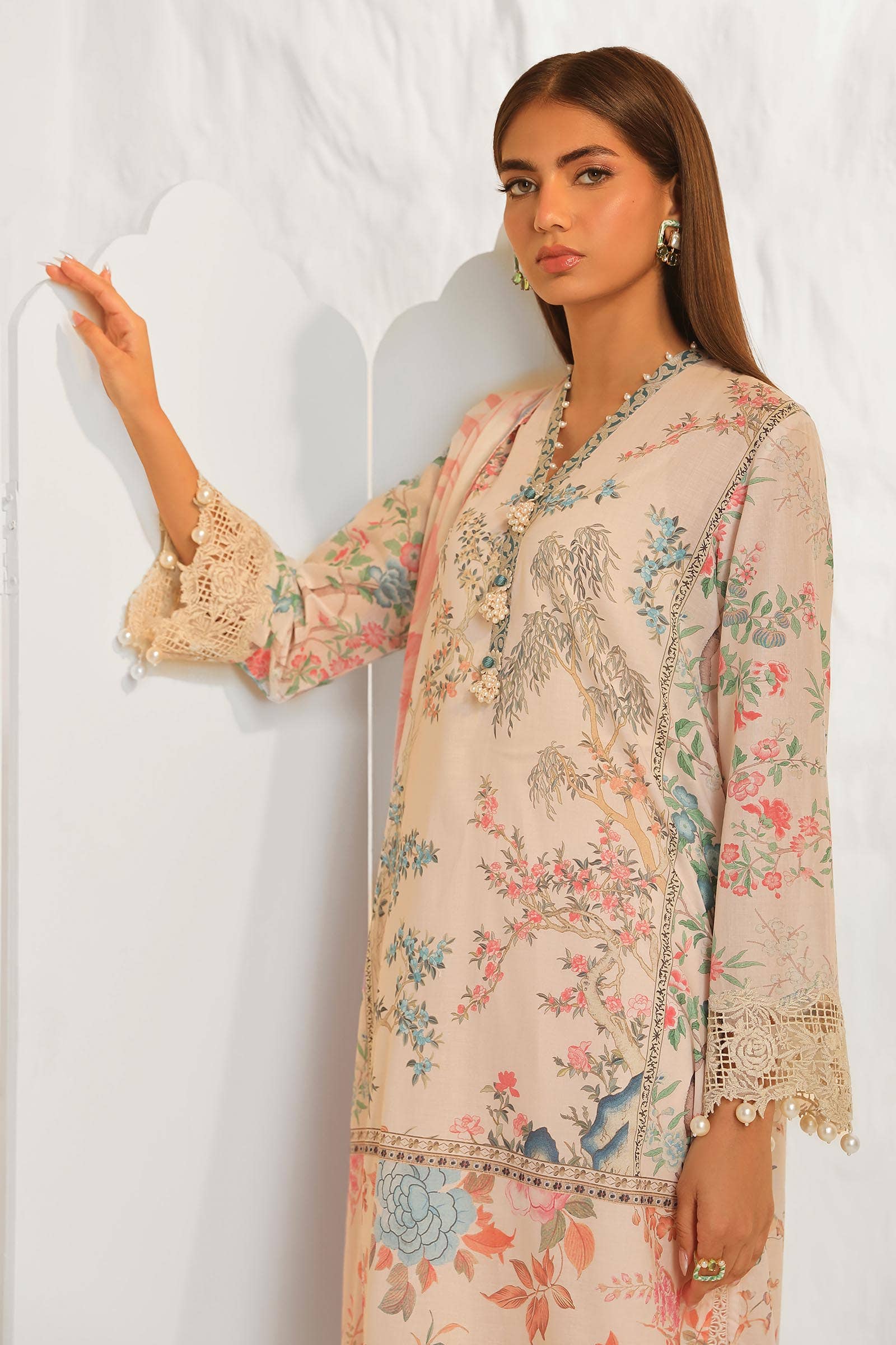 Sana Safinaz | Muzlin Summer 24 | 001A-CI - House Of Hania