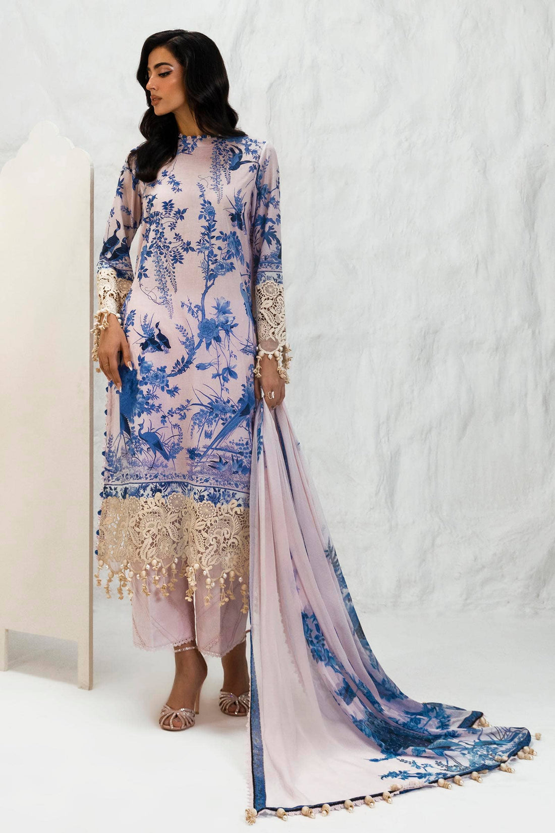Sana Safinaz | Muzlin Summer 24 | 004B-CI - House Of Hania