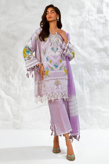 Sana Safinaz | Muzlin Summer 24 | 007A-DG - House Of Hania