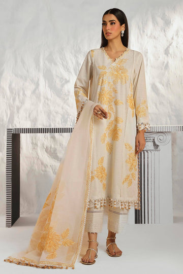 Sana Safinaz | Muzlin Summer 24 | 011B-CT - House Of Hania