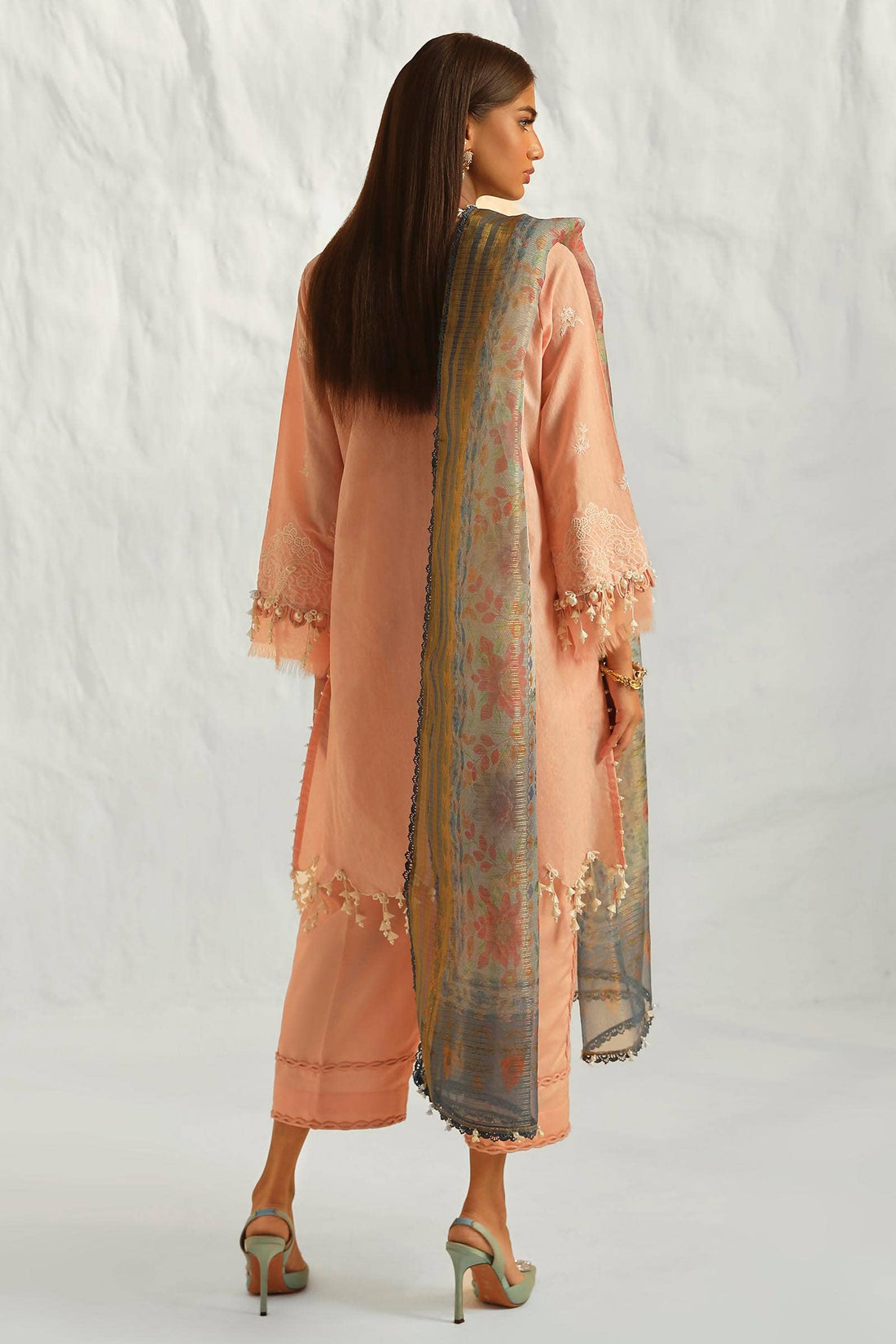 Sana Safinaz | Muzlin Summer 24 | 013A-DH - House Of Hania