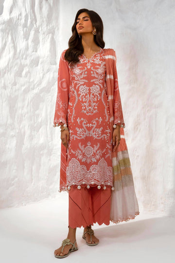 Sana Safinaz | Muzlin Summer 24 | 015B-DF - House Of Hania