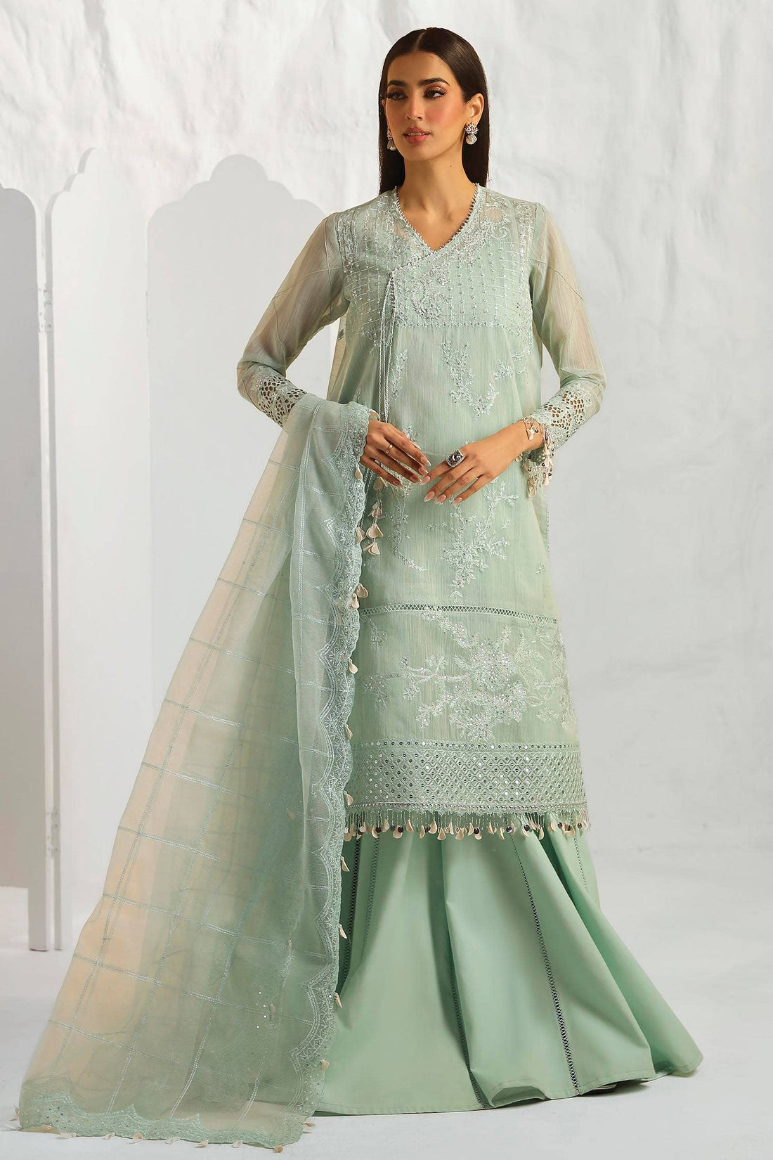 Sana Safinaz | Muzlin Summer 24 | 020B-CV - House Of Hania