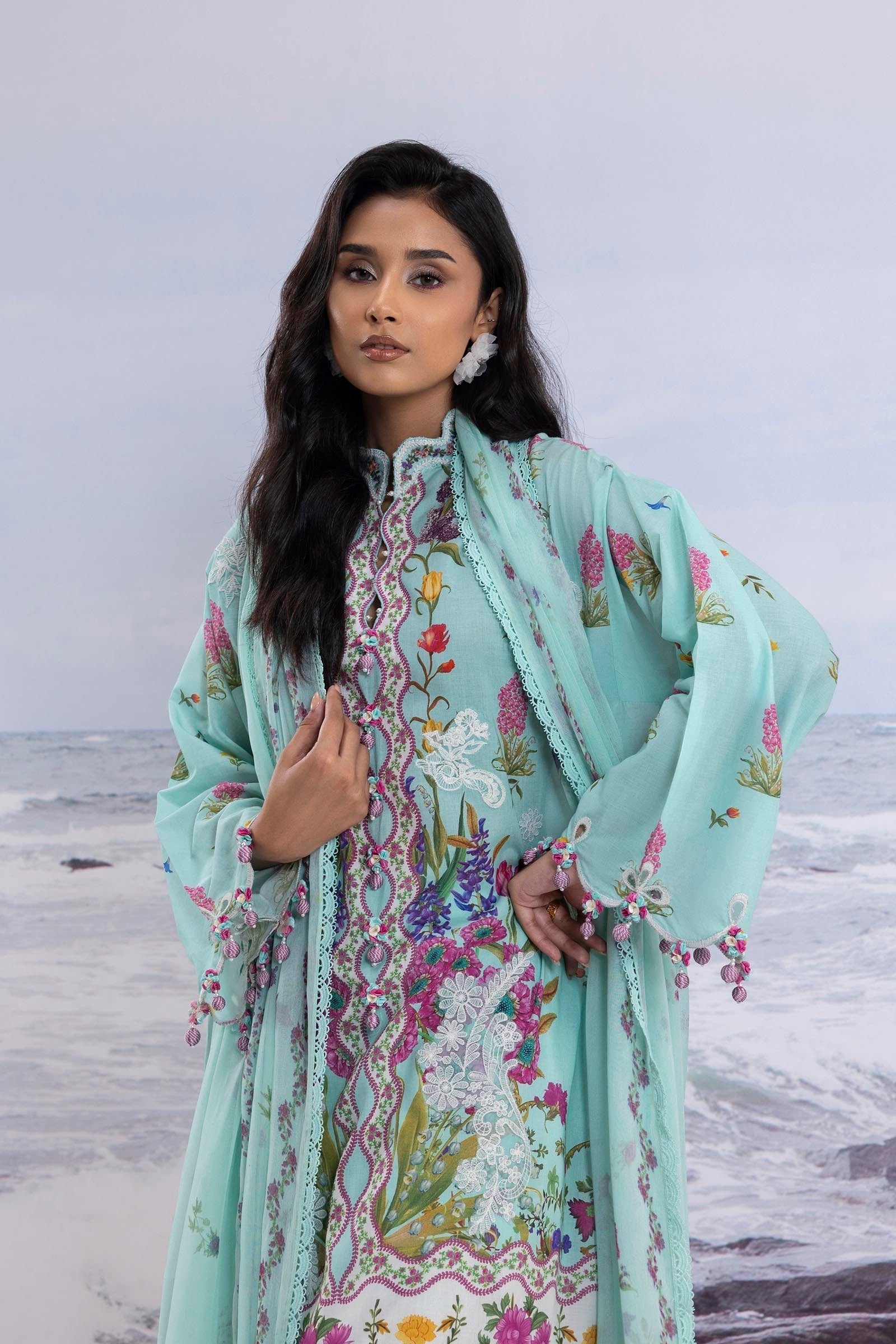 Sana Safinaz | Muzlin Summer 25 | 001B - House Of Hania