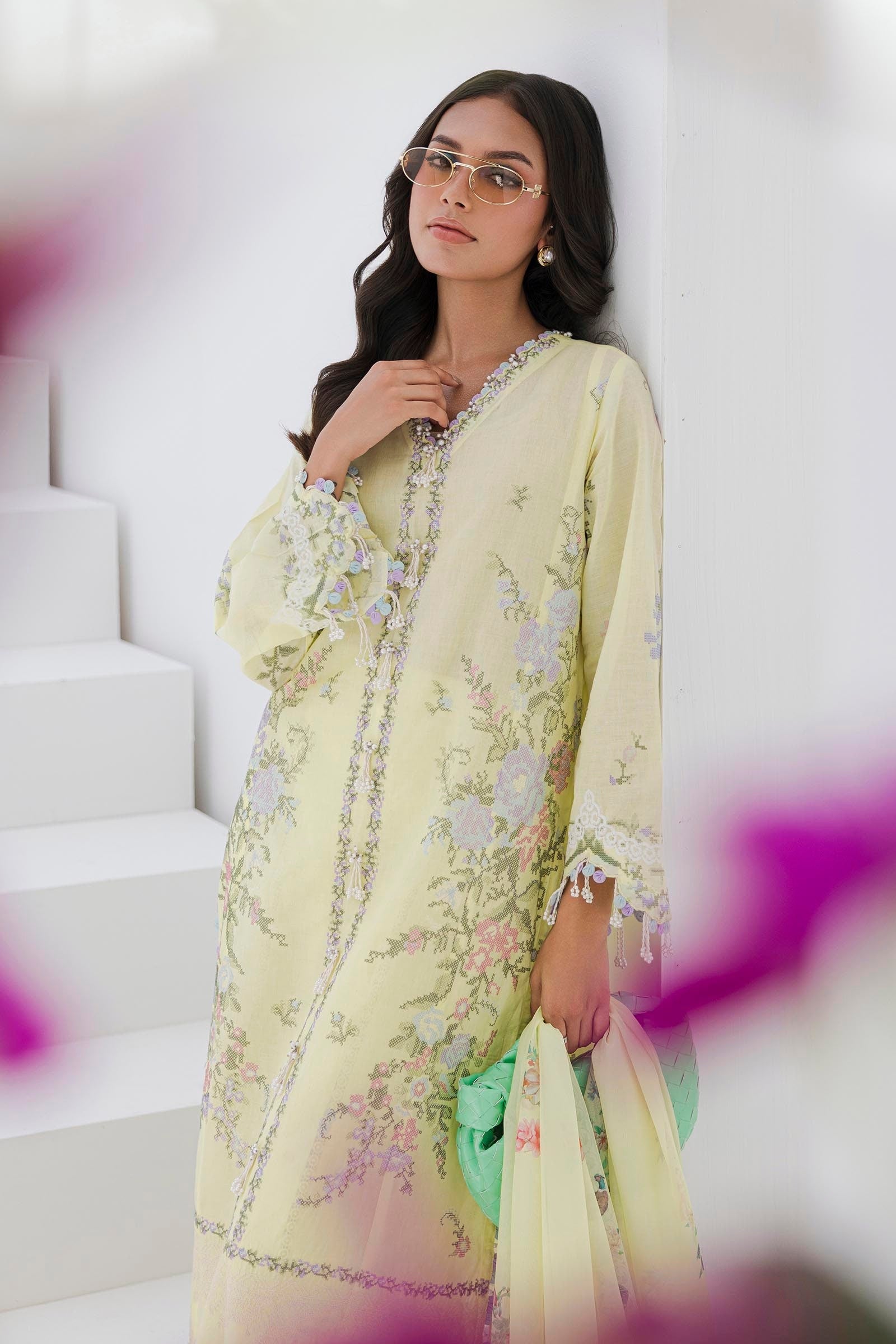 Sana Safinaz | Muzlin Summer 25 | 009A - House Of Hania