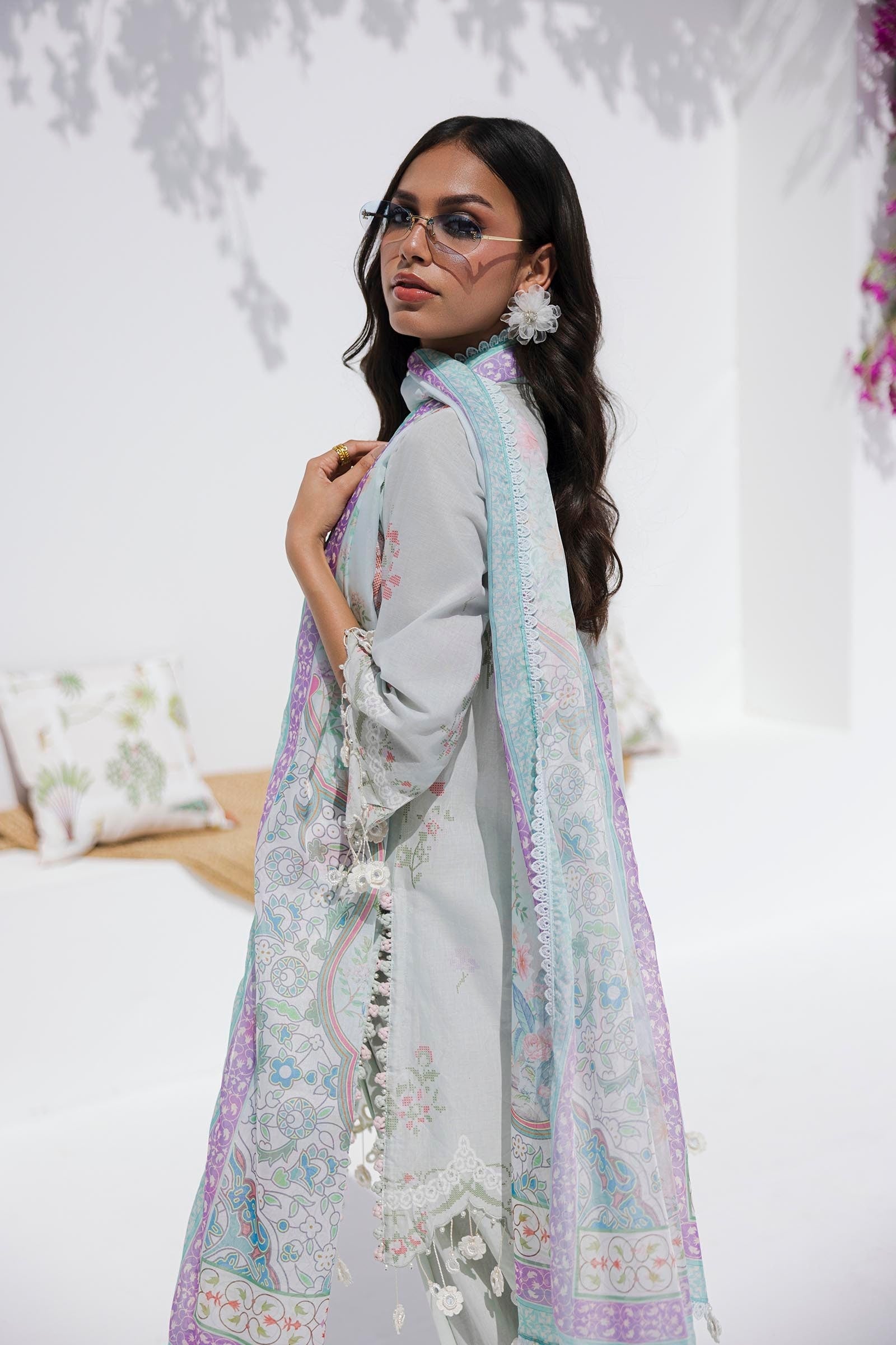Sana Safinaz | Muzlin Summer 25 | 009B - House Of Hania
