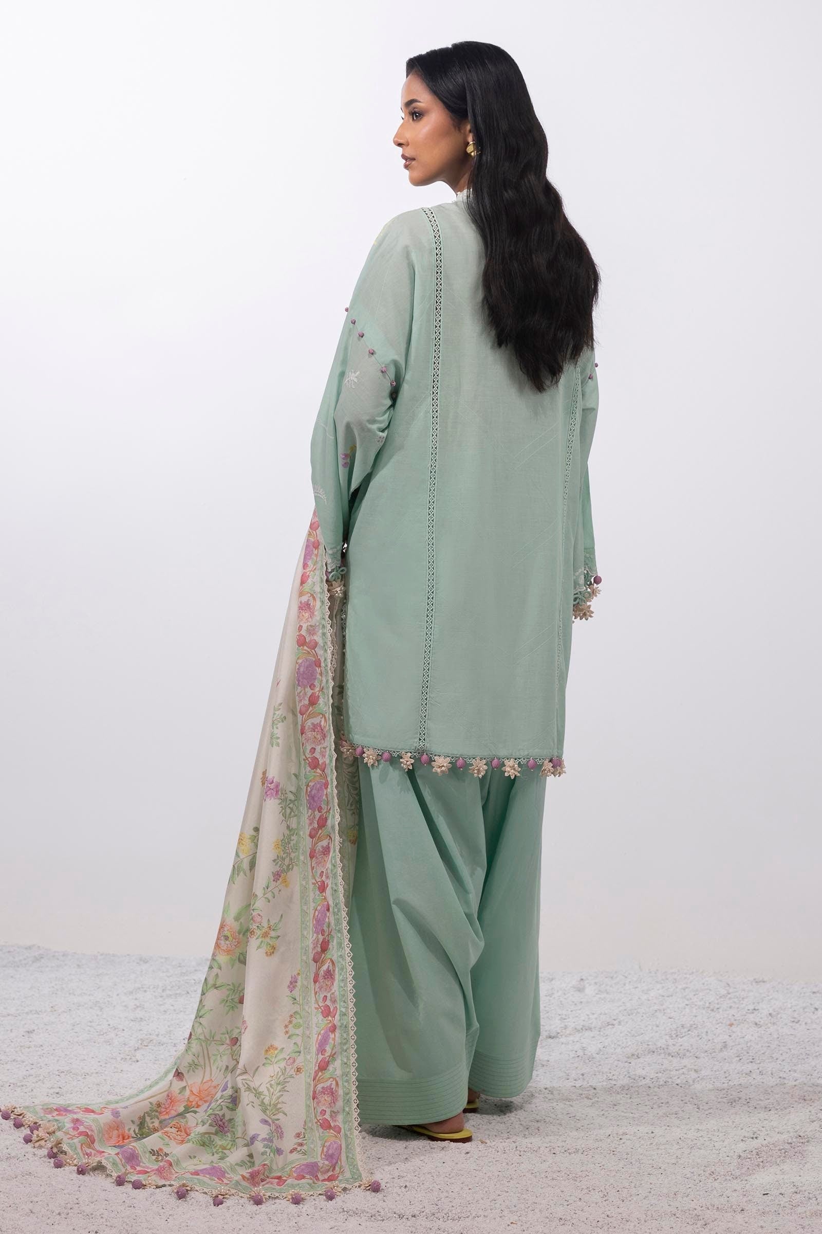 Sana Safinaz | Muzlin Summer 25 | 010A - House Of Hania