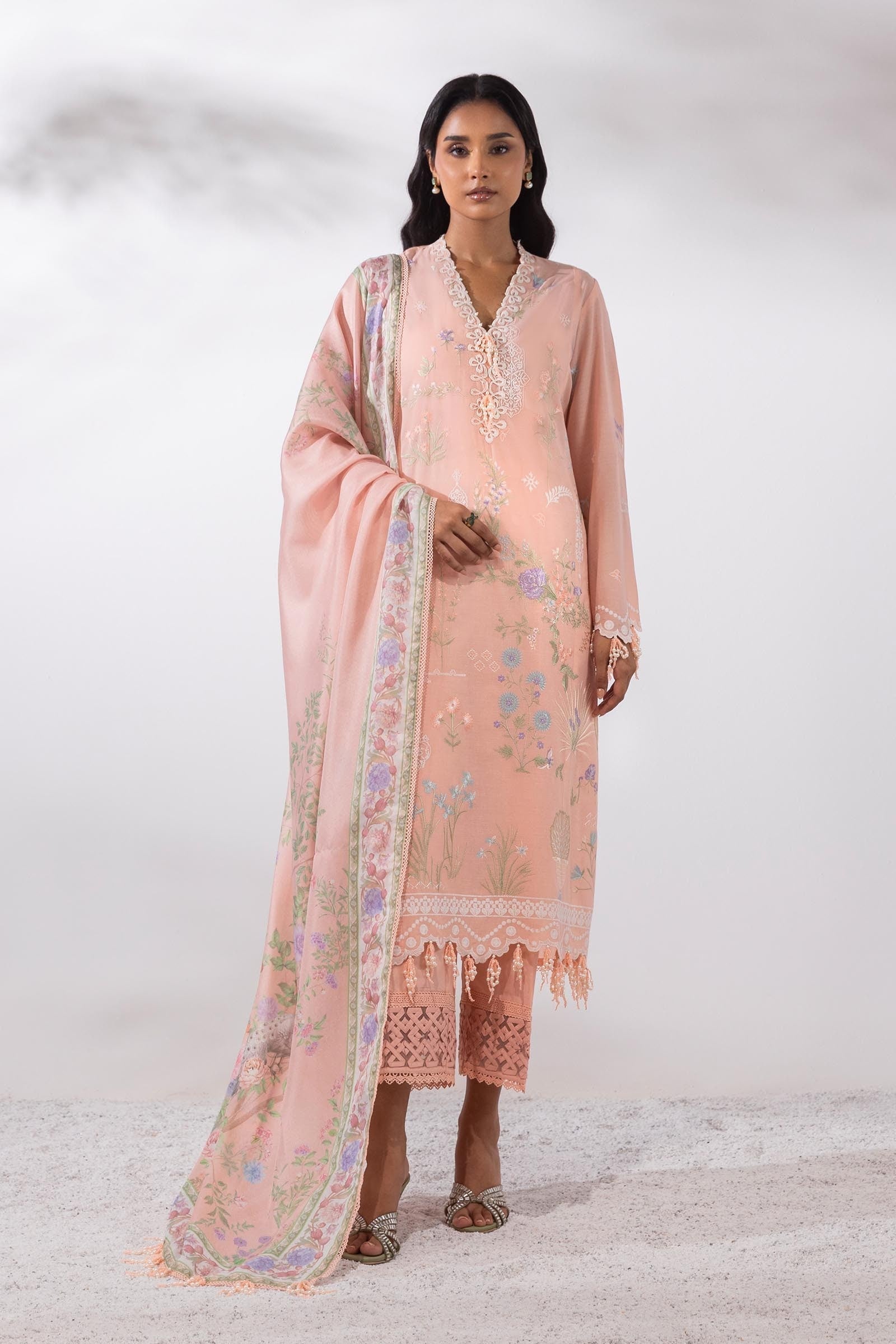 Sana Safinaz | Muzlin Summer 25 | 010B - House Of Hania