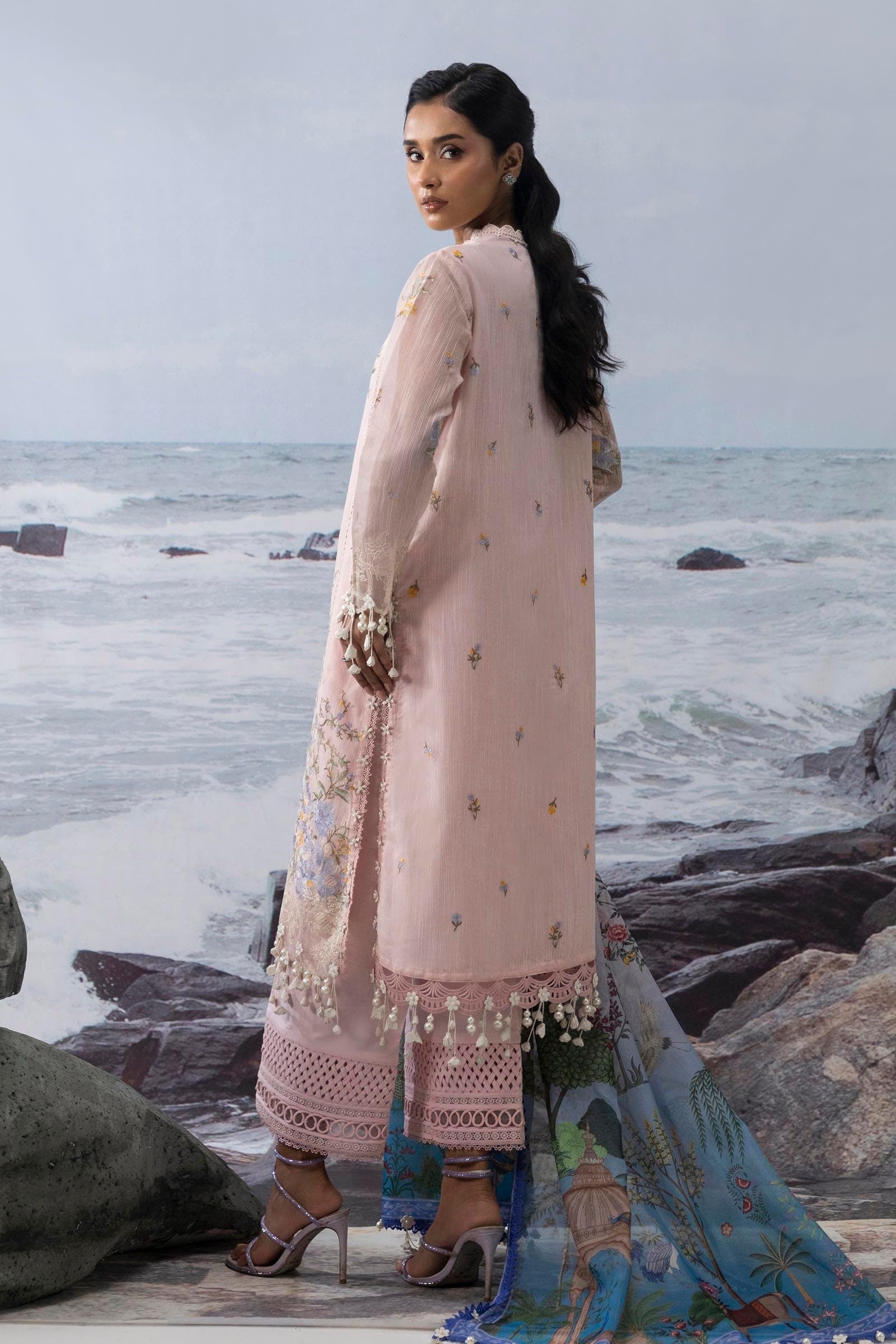 Sana Safinaz | Muzlin Summer 25 | 013B - House Of Hania