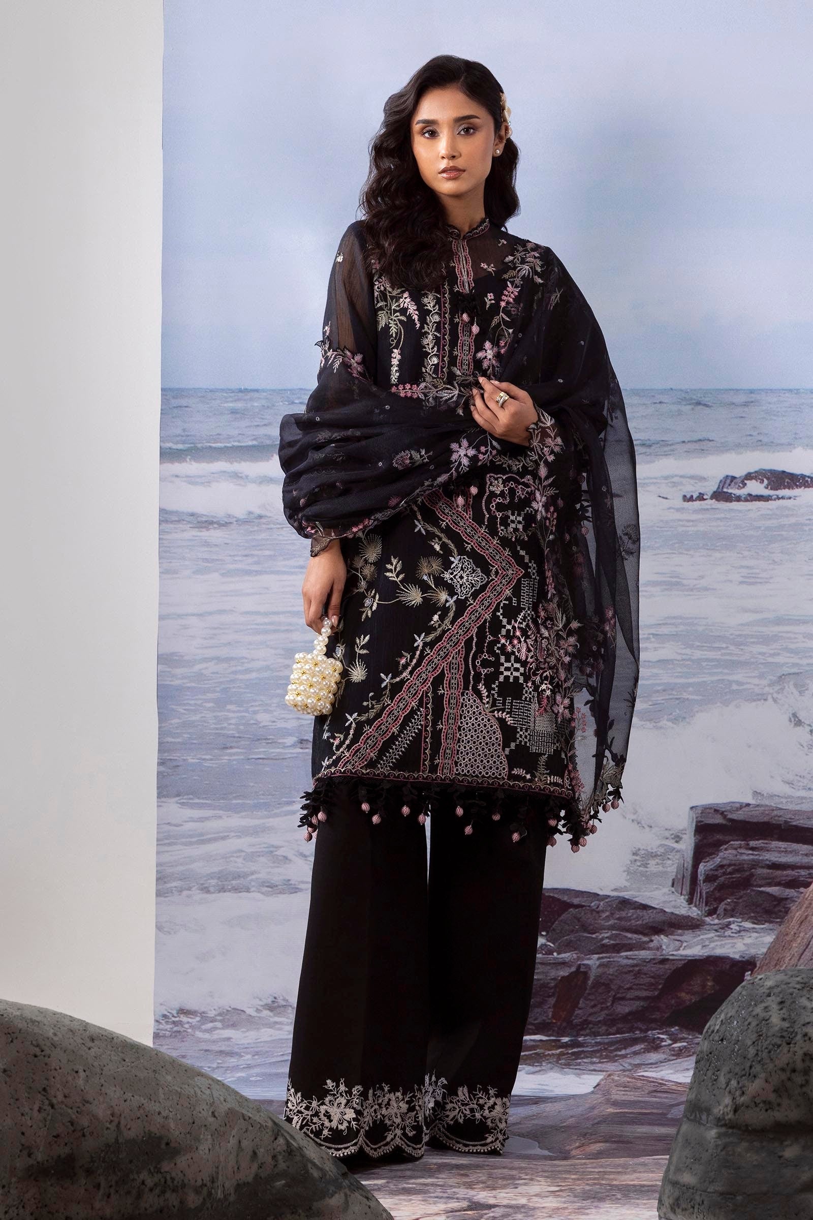 Sana Safinaz | Muzlin Summer 25 | 014A - House Of Hania