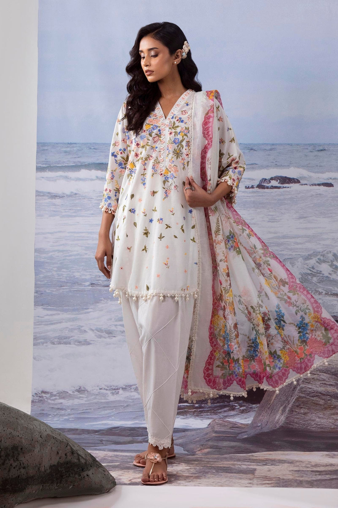 Sana Safinaz | Muzlin Summer 25 | 015A - House Of Hania