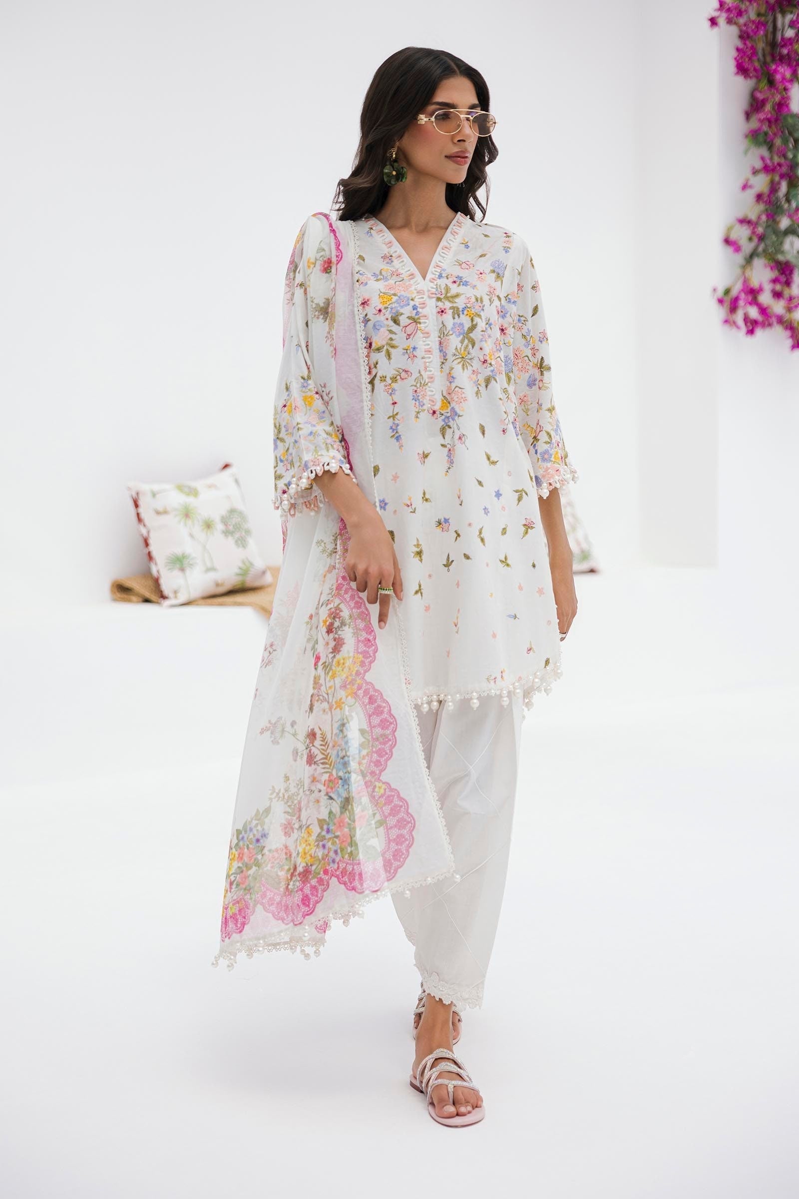 Sana Safinaz | Muzlin Summer 25 | 015A - House Of Hania