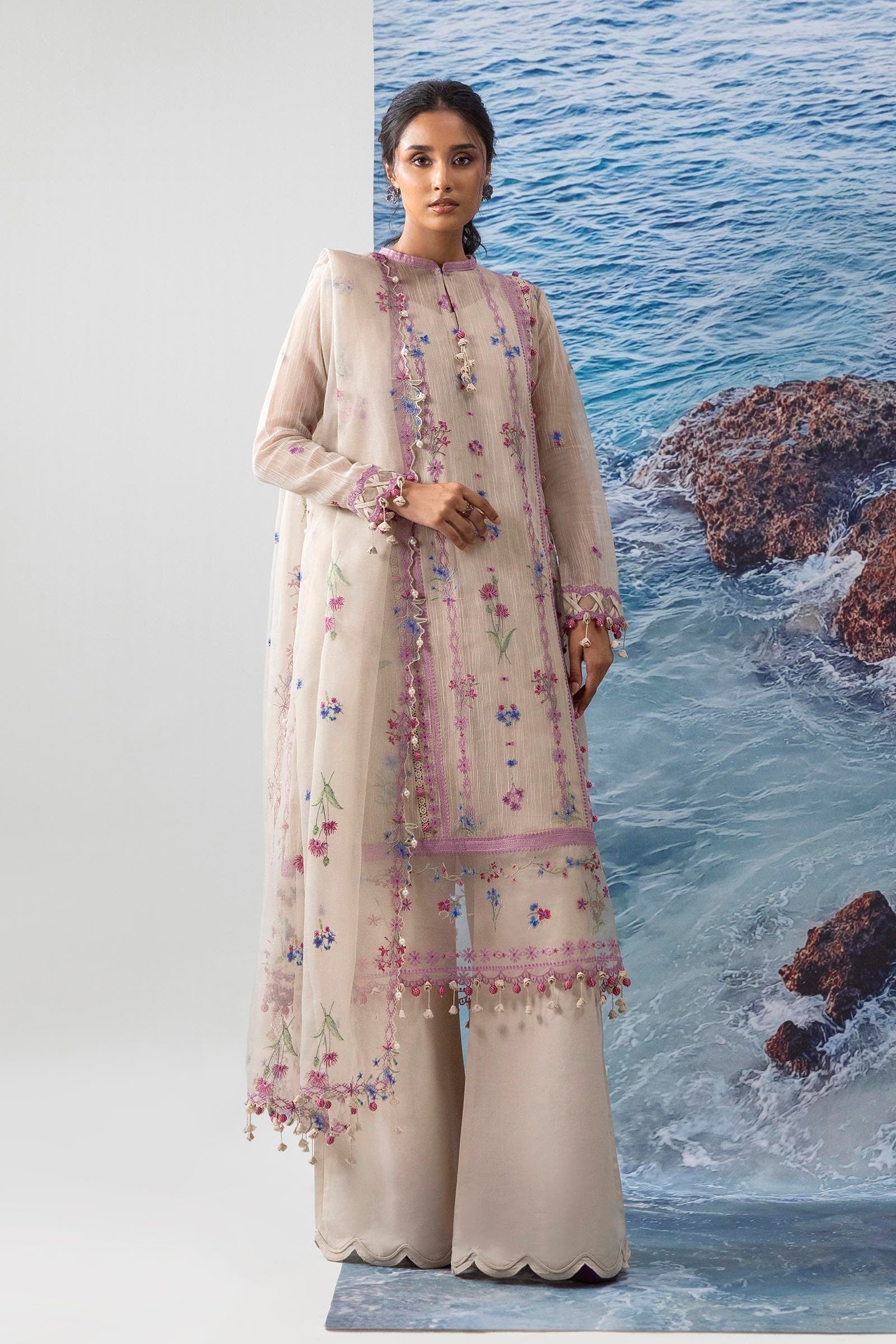 Sana Safinaz | Muzlin Summer 25 | 016A - House Of Hania