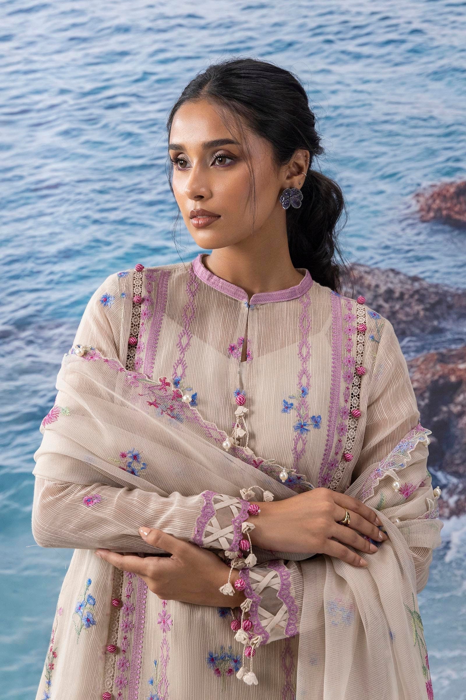 Sana Safinaz | Muzlin Summer 25 | 016A - House Of Hania
