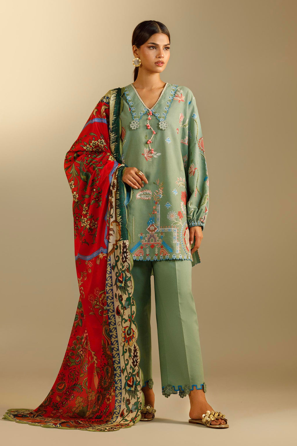 Sana Safinaz | Muzlin Summer 26 | MS-09 - House Of Hania