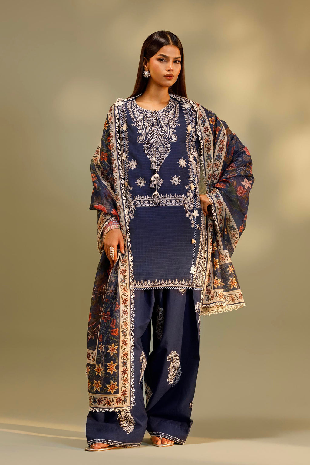 Sana Safinaz | Muzlin Summer 26 | MS-13 - House Of Hania