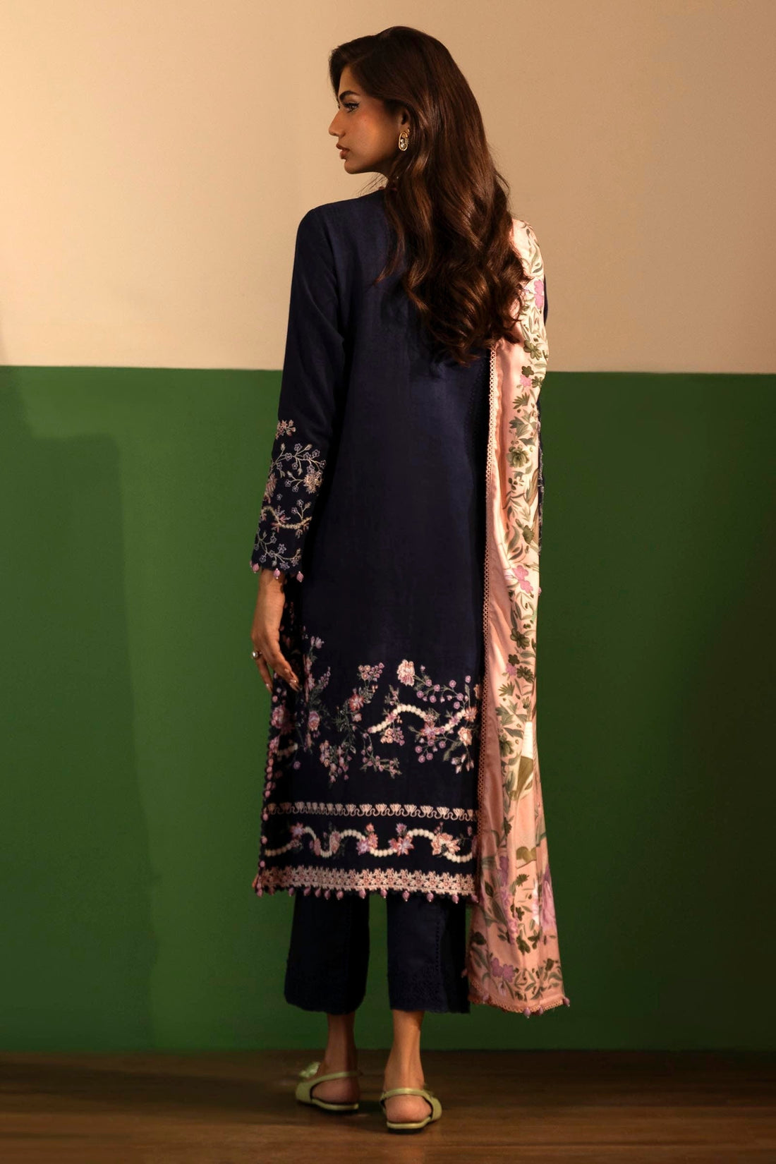 Sana Safinaz | Muzlin Winter 2024 |  M243-006A-3AP - House Of Hania