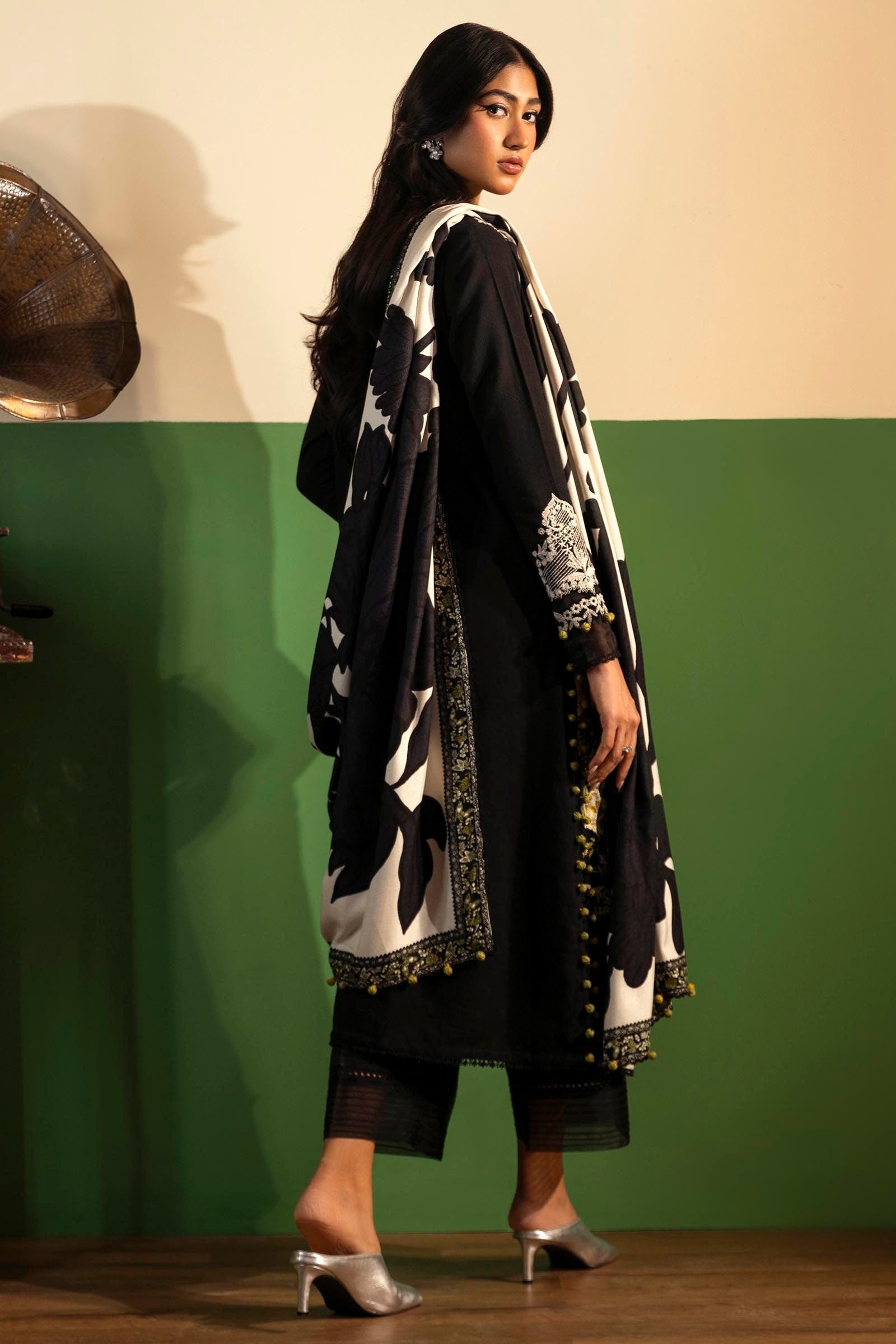 Sana Safinaz | Muzlin Winter 2024 |  M243-012B-3AP - House Of Hania