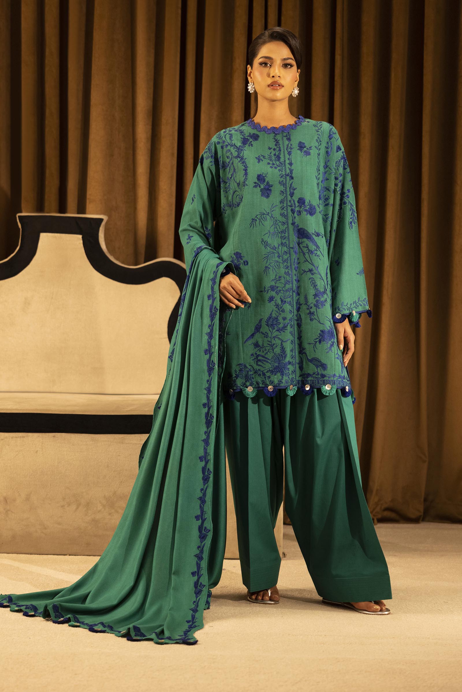Sana Safinaz | Muzlin Winter 25 | 010A - House Of Hania