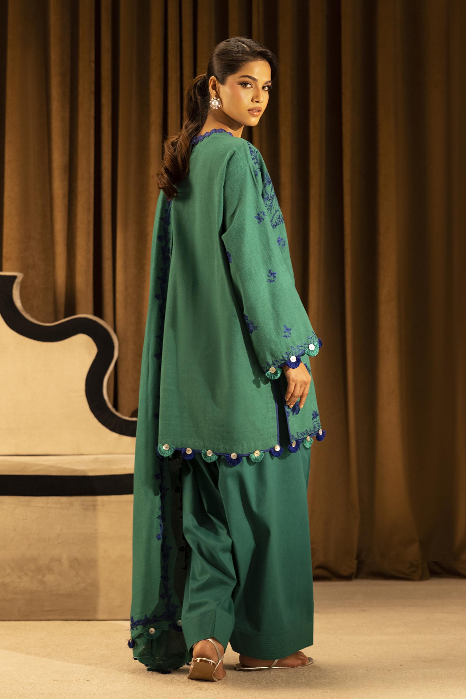 Sana Safinaz | Muzlin Winter 25 | 010A - House Of Hania